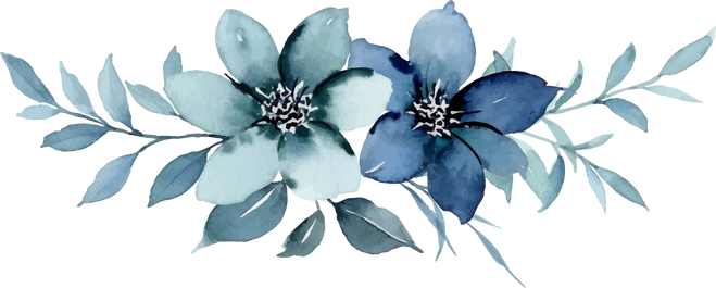 blue flowers